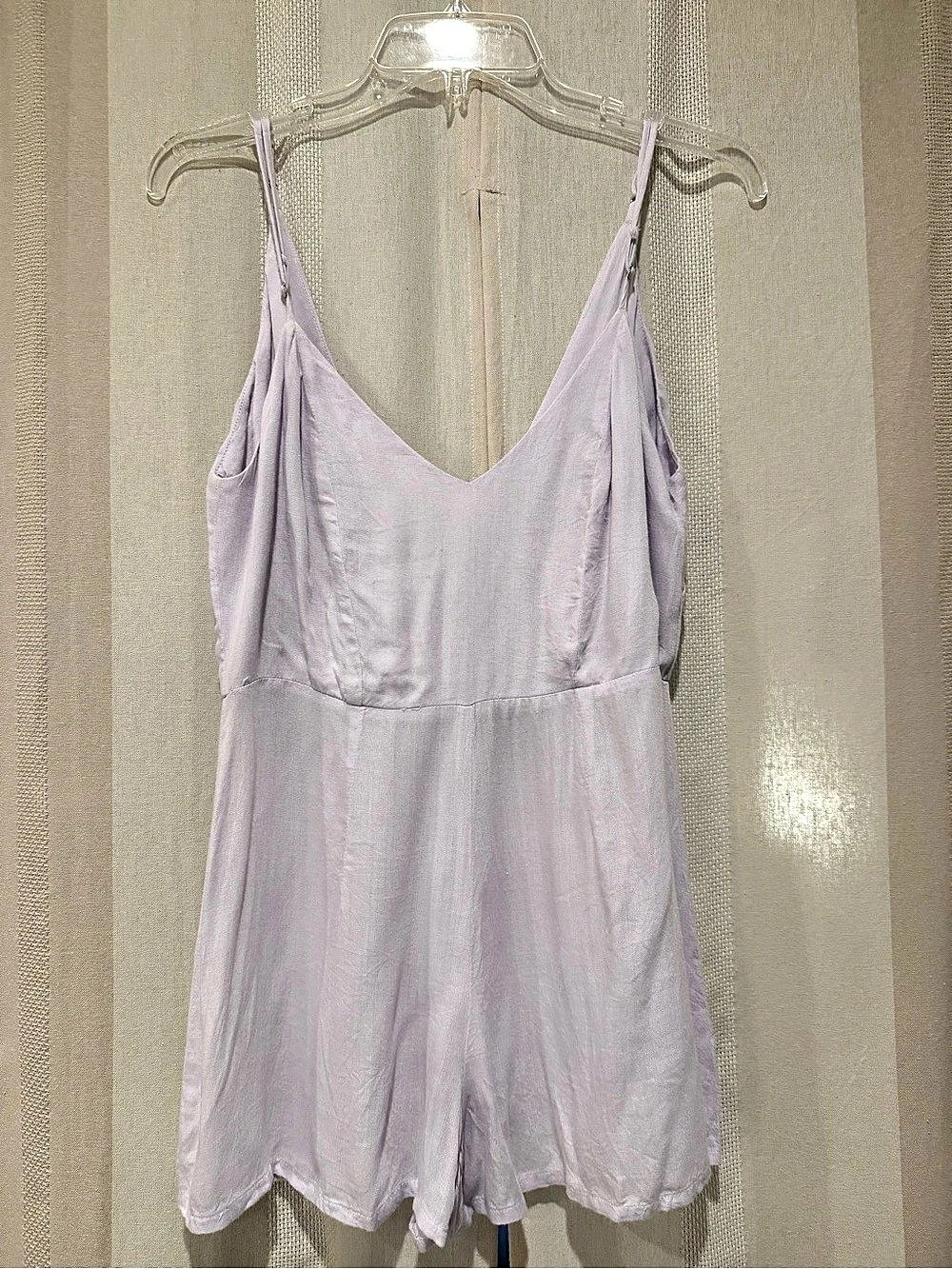 Lavender Free People V Neck Cami Romper Size 2